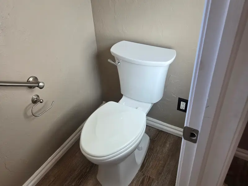 New toilet installed